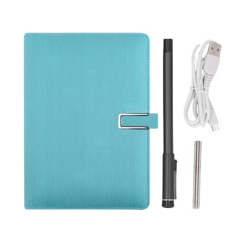 Yanmis Set de Escritura de SmartPen de Cuaderno Digital, Pen Smart Pen Set Set para Notes Tomado, con Bluetooth 5.0 OCR Reconocimiento de Texto Real SINC (Azul Claro)