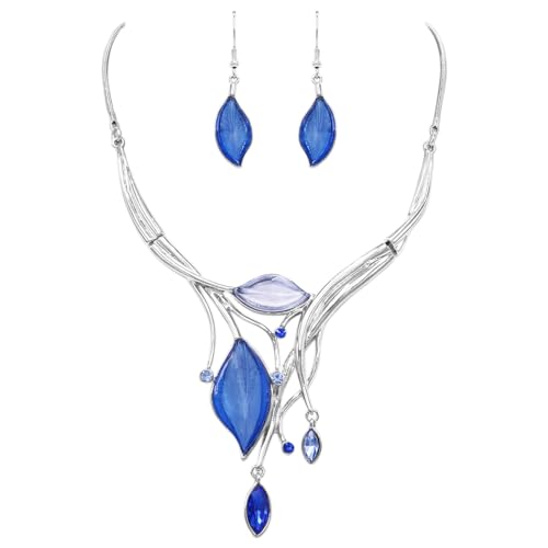 Juego de aretes de hojas para mujer Rosemarie Collections ideal para regalo especial