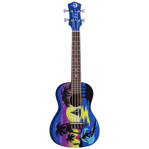 Luna Kauwela サマーコンサートウクレレ サテンカスタム カウウェラ サマーグラフィック