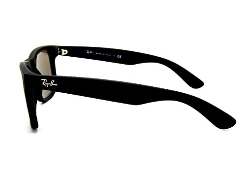 New Ray Ban Justin RB4165 622/5A Rubber Black / Light Brown Mirror Gold 51mm Sunglasses4