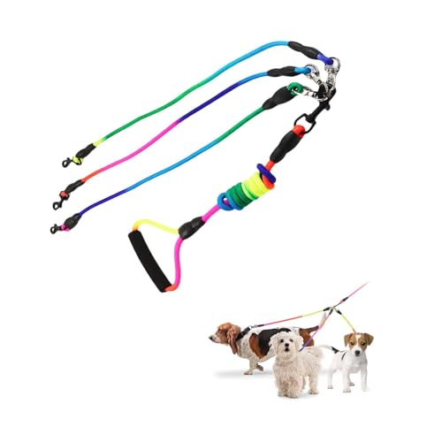 Guinzaglio 3 in 1, per cani di piccola taglia, per cani di piccola taglia, per cani e animali domestici, regolabile, guinzaglio per cani in nylon, per passeggiate ed escursioni con animali domestici