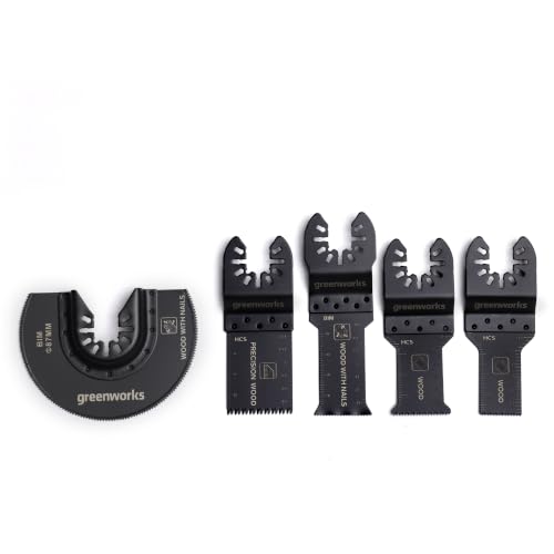 Greenworks 5PC��U�}���`�c�[���u���[�h�Z�b�g�APA50204A1