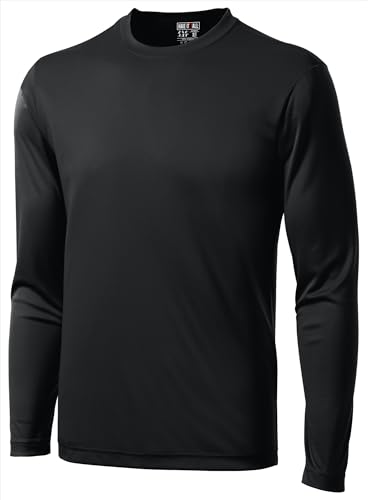 Have It Tall Men's Athletic Workout Quick Dry Long Sleeve T-Shirts