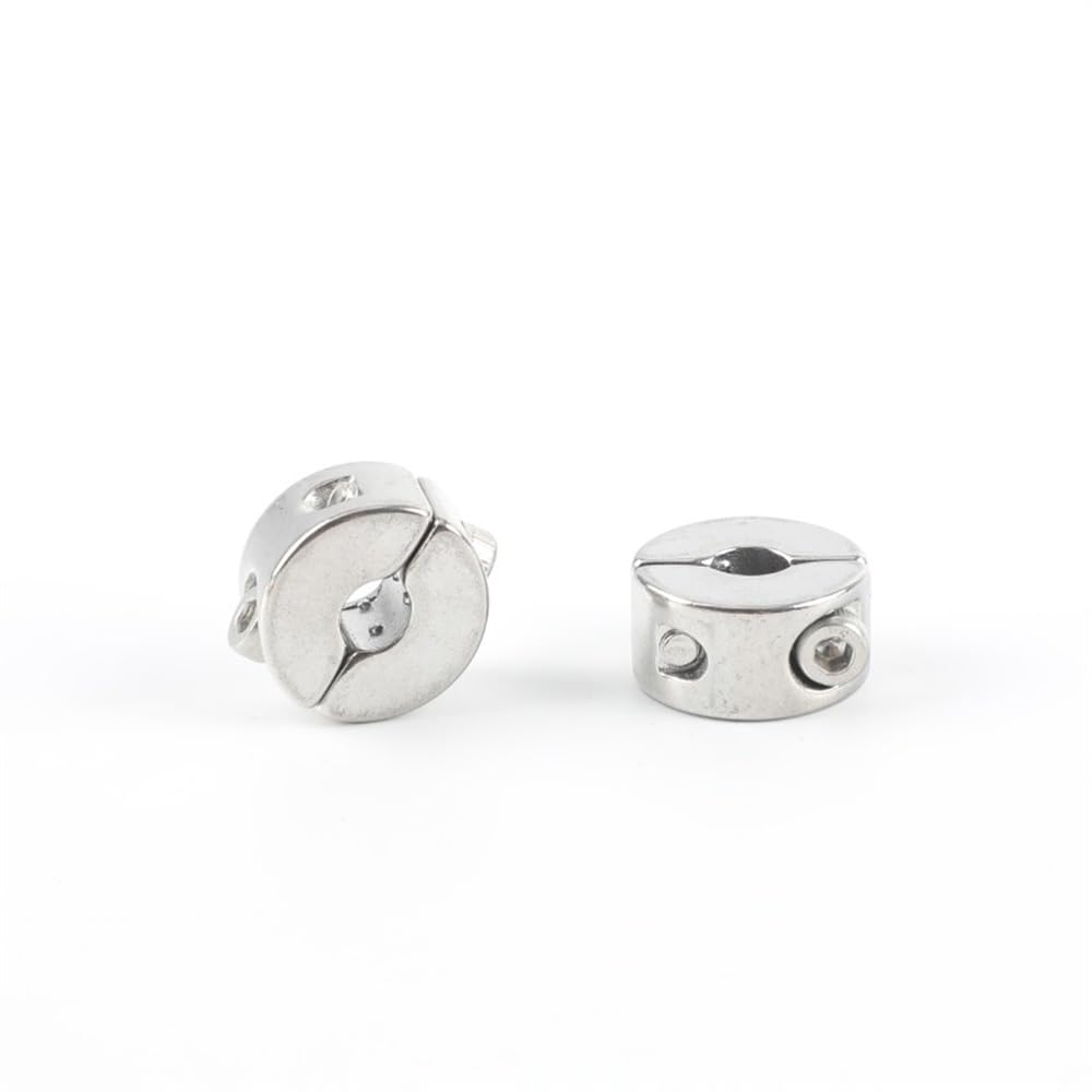 Morsetti Per Filo Stendibiancheria 5/10 PCS Filo di Acciaio Inossidabile 316 Grip Arresto Singolo Perno Cavo di Sospensione Morsetto Rotondo Clip di Cavo Esagonale Grub Screw Bulloni Morsetti Stendibi
