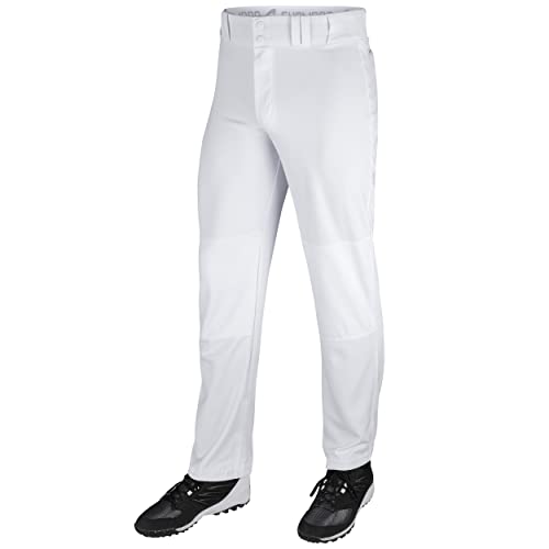 CHAMPRO Boys Triple Crown Open Bottom Youth Baseball Uniform Pants, White, Medium US by CHAMPRO - Used condition - US$19.07