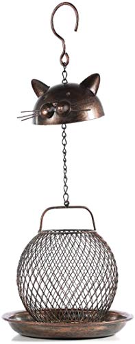 Bird feeder Outdoor Hanging Wild Bird Seed Feeder for Mix Seed Metal Feeder