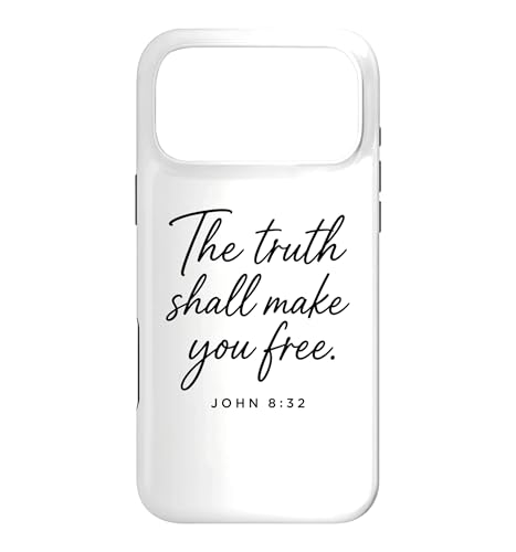 Truth Shall Make You Free John 8:32 �M���� ���� �X�}�z�P�[�X iPhone 17 Pro Max �p