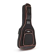 Hard Wearing & Durable Quilted Polyester Outer with 30mm Padding and Thick Rubber Foot Pad Reinforced Handles, Adjustable Padded Straps & 3 Front Accessory Pockets Fits Most Dreadnought Acoustic Guitars Internal dimensions: Overall length: 1085mm, Bo...