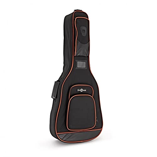 Gear4music Housse pour guitare acoustique avec sangles - Les Beatles, Paul McCartney, John Lennon, RIngo Starr, George Harrison Gear4music Housse pour guitare acoustique avec sangles