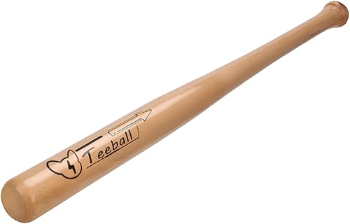 Bate de Béisbol de Madera Maciza 75cm, Súper Resistente, Potente y Seguro, Ideal para Juego al Aire Libre, Entrenamiento, Deporte y Uso Recreativo, Diseño Ergonómico para Adultos y Jóvenes