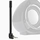Antenne UKW Antenne für Radiolautsprecher Antenne ABS Schwarzer -Lautsprecher Universal 3,5 Mm UKW-Radio-Außenlautsprecher Tragbare Externe Antenne