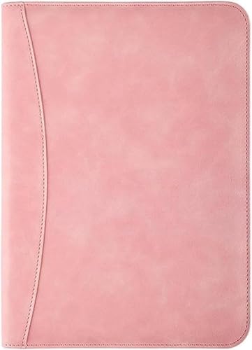 JBJSHHY ビジネス手帳 高級 メモ 日記帳 システム手帳 記録帳メモ帳 手帳カバー 6穴リング メモ帳 オフィス用品 多機能ノートブック 電卓搭載 ペンホルダー 名刺・カード入れケース付き ファスナー留め具 防水 革製カバー 父の日 クリスマスプレゼ