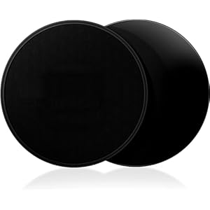 Core Sliders – disques de Glisse à Double Face pour Tapis et planchers de Bois Franc, Gliding Discs équipement d’exercice for Yoga, Pilates, Crossfit, Gym, Home Abdominale Workout
