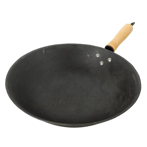 Wok para cocina estilo chino con mango ergonómico miniatura 1