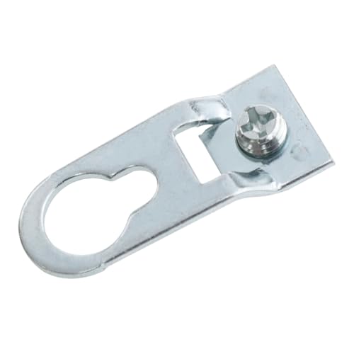 Image of Aluminum Alloy Photo Frame Hangers Hooks with Screws D Ring Picture Hangers Picture Hangers for Frames Frame Hanging Hardware 20PCS