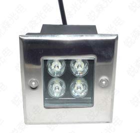 RSN LED4W LED Square Underground Light IP67 Outdoor 12V LED Garden Lighting Natural White Underground Security Light [Energy Class A]