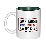 Huareicq Kevin Warsh For Fed Chair 2026 Cup Cups 11 Oz Tea Travel Mugs Coffee Drink For Work Home Office