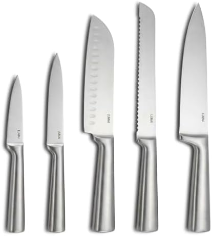 LUMAI Jogo de Facas Cozinha Grande Zurich, Kit 5 Peças Aço Inox S...