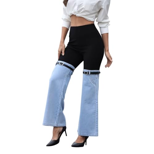 Pantalon cargo élégant pour femme fluide chic coupe droite stretch