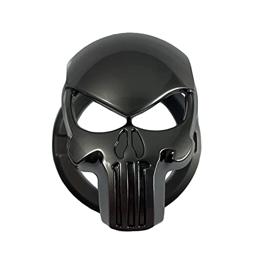 Auto Engine Start Button Cover, Push to Start Skull Ignition Protective Sticker Car Interior Accessories for Anti-Scratch Universal Button Decoration Ring