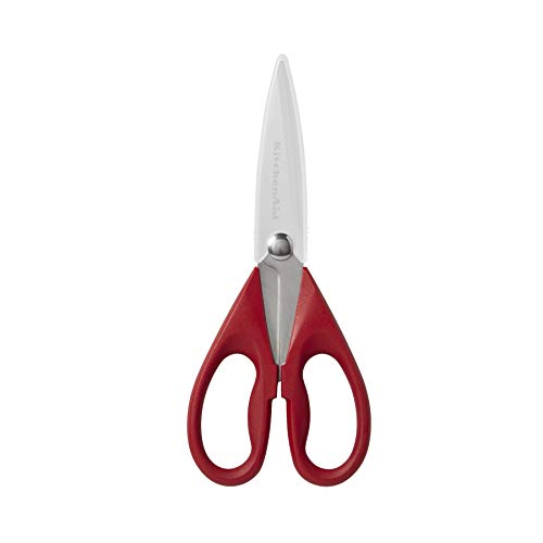 image for KitchenAid All Purpose Shears with Protective Sheath, 8.72-Inch, Red, 