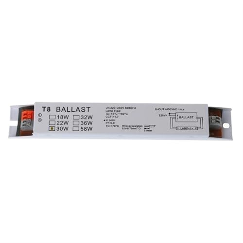 Ballast électronique T8 2x30W pour l'éclairage du garage