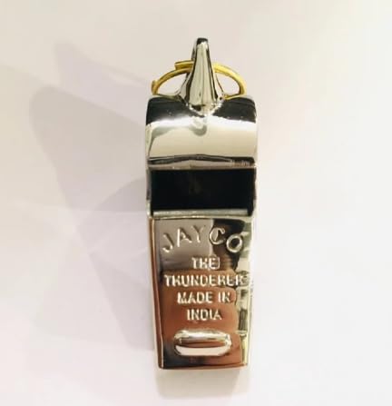 ADD GEAR Acme Thunderer - Brass Whistle (Nickel Plated) Metal Whistle (Pack of 2)