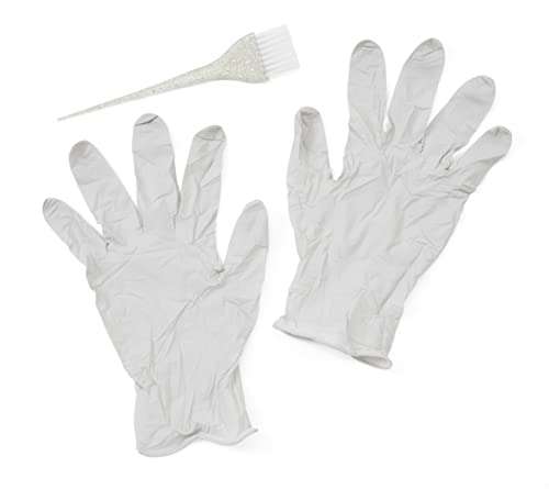 punky hair color brush amp glove kit - hair dye brush for bleaching highlighting amp tinting hair-coloring brushes 3 pack