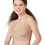 スロギー ベーシック 2 ハーフトップ 10202275 ノンワイヤー ブラジャー パッド付き 完全無縫製 軽量 ひびきにくい ホック無し LL M001(ライトベージュ)