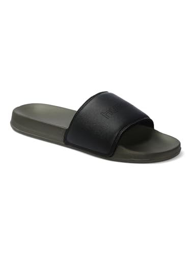 Image of hummel CLASSIC MEN SLIDERS Comfortable Cushioned Sole Arch Support Durable Lightweight Flexible Trendy Style Flip flops and Slippers Slides for Men Daily use Chappal