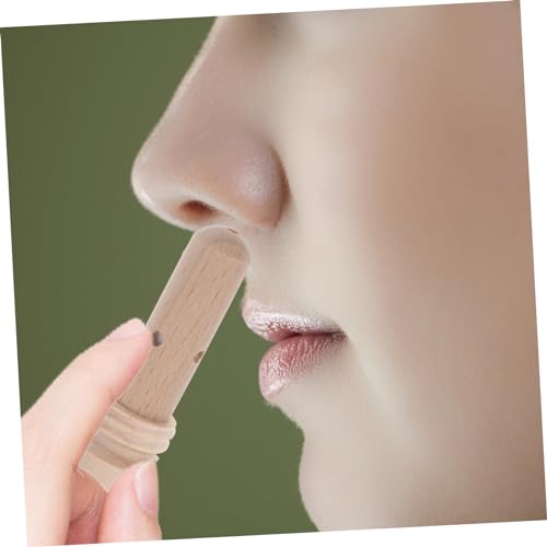 Ipetboom 2 Unidades de inalação nasal de aromaterapia óleos essenciais inaladores nasais de fragrânc
