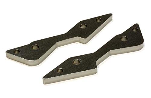Integy RC Upgrades for Axial, Billet Machined Rear Upper Shock Mount Plates for Axial 1/10 Yeti Rock Racer