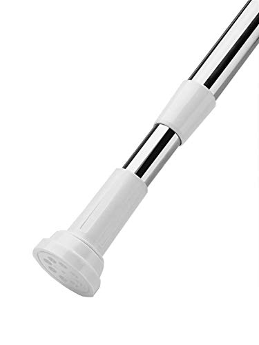 Tringle de douche extensible inox pour réinventer l'espace bain et penderie sans aucun outil