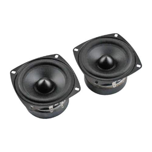 Two suitable 4-inch 105mm mid-bass speakers, bullet design, high-end mid-bass unit, audiophile-grade large magnet, 6,30W