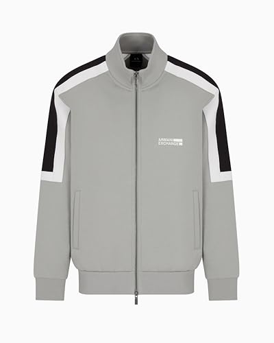 Armani Exchange mens Colorblock Detail Full Zip Sweatshirt2