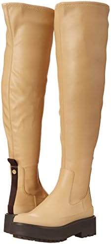 Franco Sarto Womens Janna Wc Over-the-Knee Boot Beige 7 M | Image 6