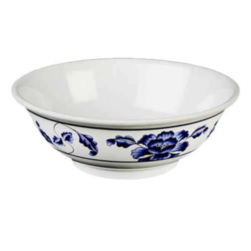 5085TB Bowl, 70 oz., 9-3/4" Dia., Rimless, Break-Resistant, Dishwasher Safe, BPA Free, Melamine, Lotus, NSF, Pack of 12