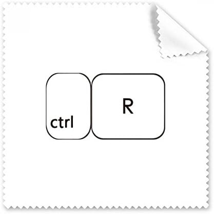Keyboard Symbol ctrl R Art Deco Gift Fashion Cleaning Cloth Phone Screen Glasses Cleaner 5pcs image 2