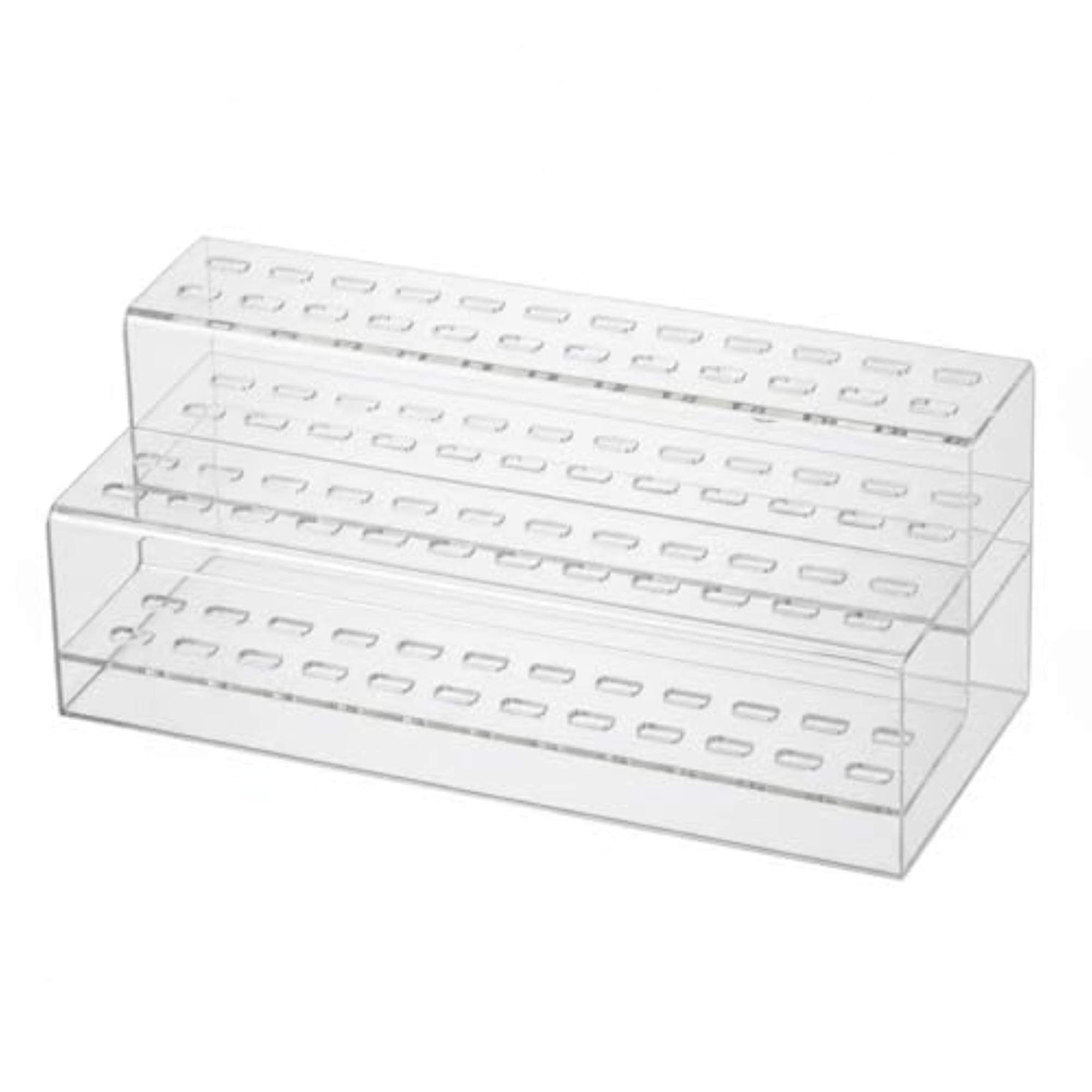 Transparent Eyelash Tweezer Stand Organizer, 48 Hole