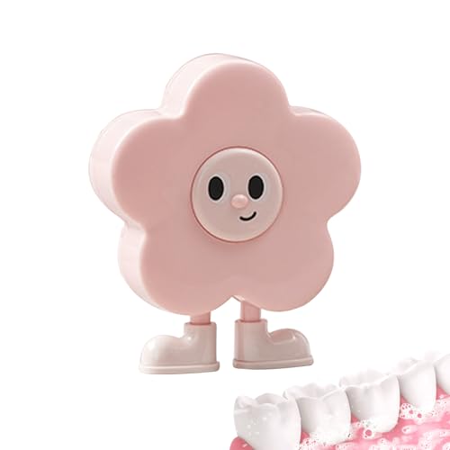 Caja de almacenamiento de dientes - 8 cm Caja de almacenamiento grande en forma de flor, caja de almacenamiento para niños, incluye pinzas | Contenedor decorativo para niñas, cumpleaños, habitación de