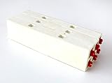Preis pro Einzelteil in EUR: 3 Playmobil ® - Verbinder Pfeiler Stützen X-System X System 163x30x15 mm - mit 6 roten Steckern