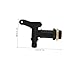TOPPERFUN Rain Barrel Faucet Plastic Body Brass Thread Flow Water Tank Valve Replacement Accessory Garden Tool