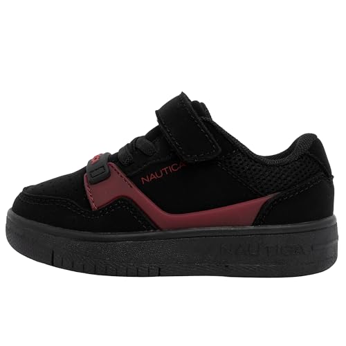Image of Nautica Kids Adjustable Strap Shoes | Comfortable Casual Sneakers for Boys and Girls, Toddlers & Little Kids