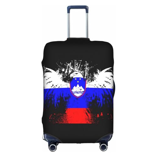 Travel Luggage Cover Slovenia Slovene Flag Fashion Washable Baggage Suitcase Protector Fit For Luggage X-Large