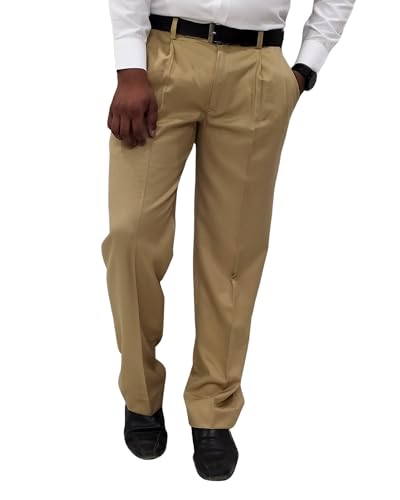 Formal Pleated Front Trouser for Men Regular fit Gents Pants for ...