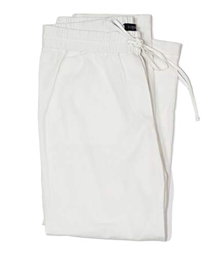 J.Crew Mercantile Women's Drawstring Pant (Size 12, White)