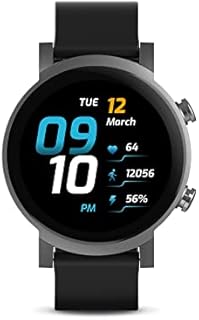 Ticwatch E3 Smartwatch für Herren Wear OS von Google mit Qualcomm Snapdragon Wear 4100+ Dual-System-Plattform Google Pay GPS Herzfrequenzüberwachung Stressmanagement iOS und Android kompatibel
