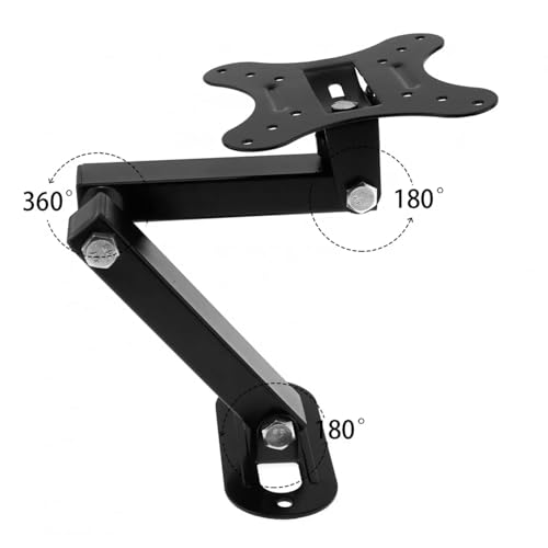Support TV mural 14-24 pouces réglable SERDAS pour écran LCD LED de petite taille - 6