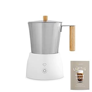 Springlane Kitchen Espumador de leche electrico MIA | Milk Frother 600W | Batidor / Calentador de leche | Acero Inoxidable | Apagado automático