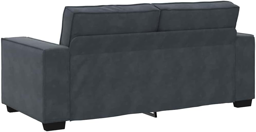 2-Seater Sofa Dark Grey Living Room Furniture